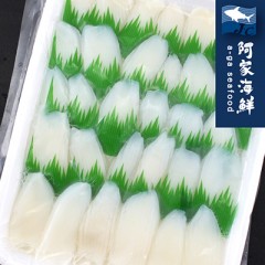 【阿家海鮮】生食級紋甲花枝刺身 (700g±10%/盤)(約35pcs)